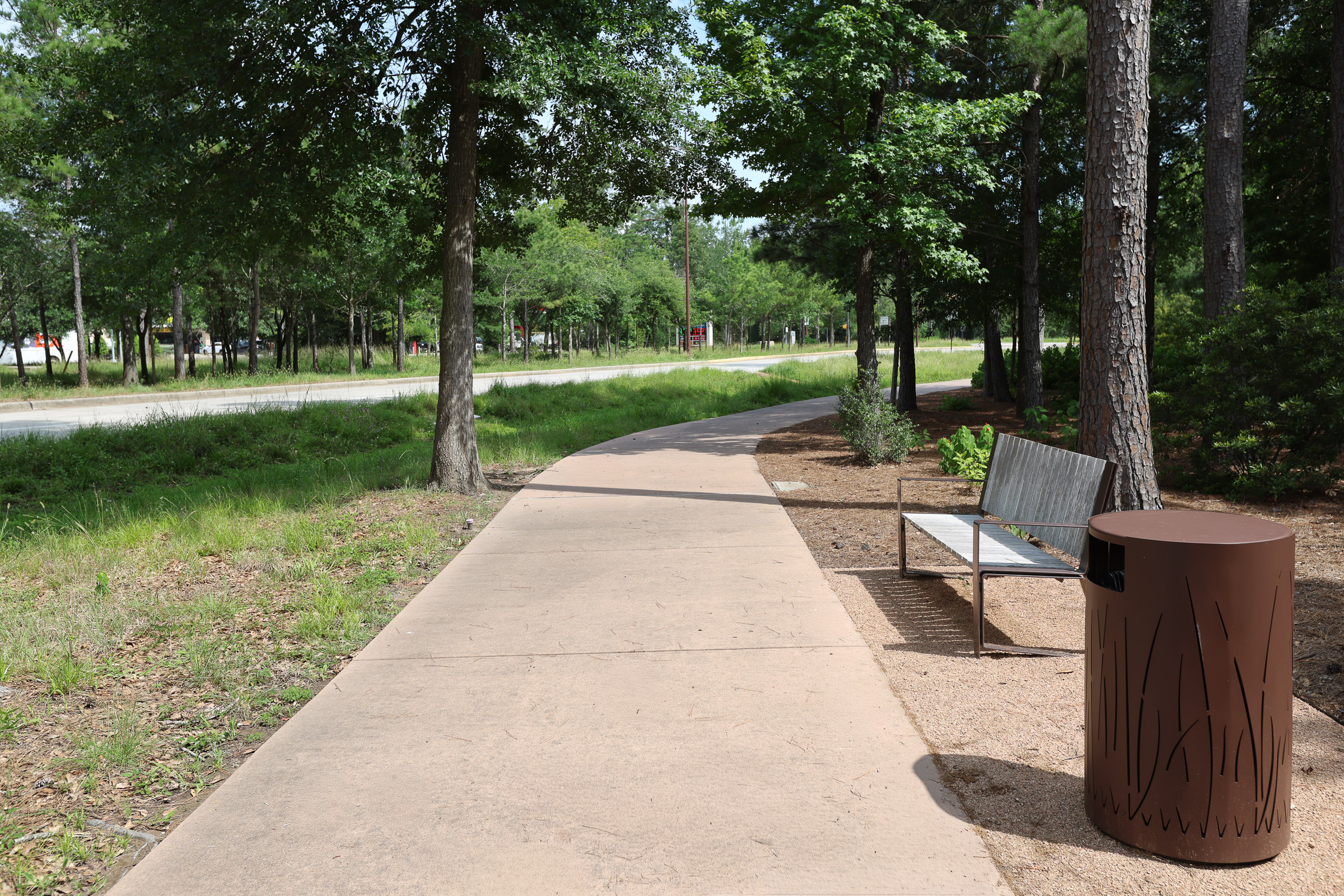 HOA common area walking path and maintained grounds